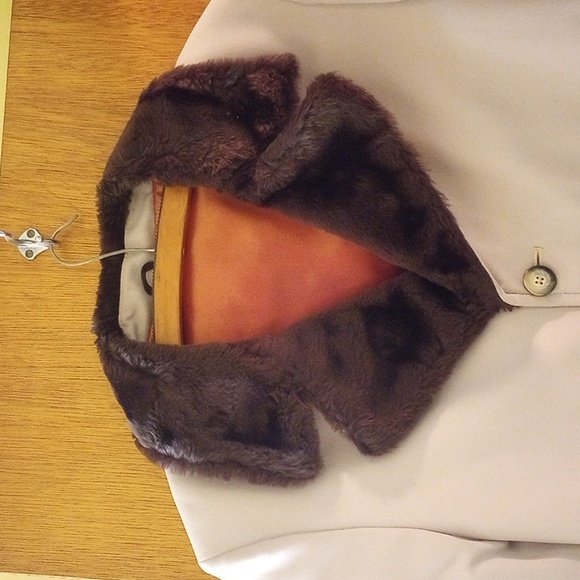 Sears, 44XT, Vintage Tan Winter Button-Down Coat - Picture 2 of 6